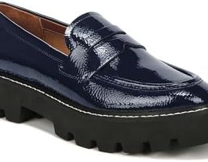 Franco Sarto Womens Balin Chunky Loafer | Lug Sole Design | Comfortable & Stylish | Casual Everyday Wear | Durable & Tre